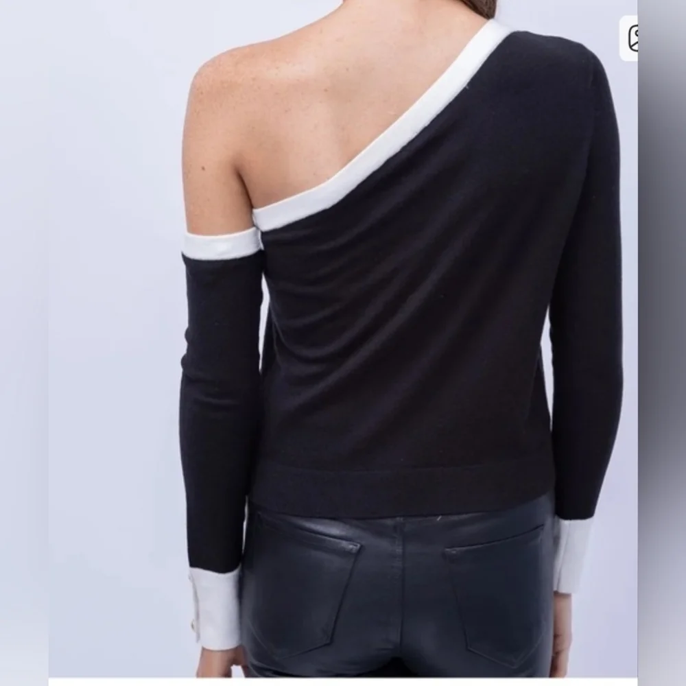 L'Agence Maeve Off Shoulder Pullover - Picture 3 of 4